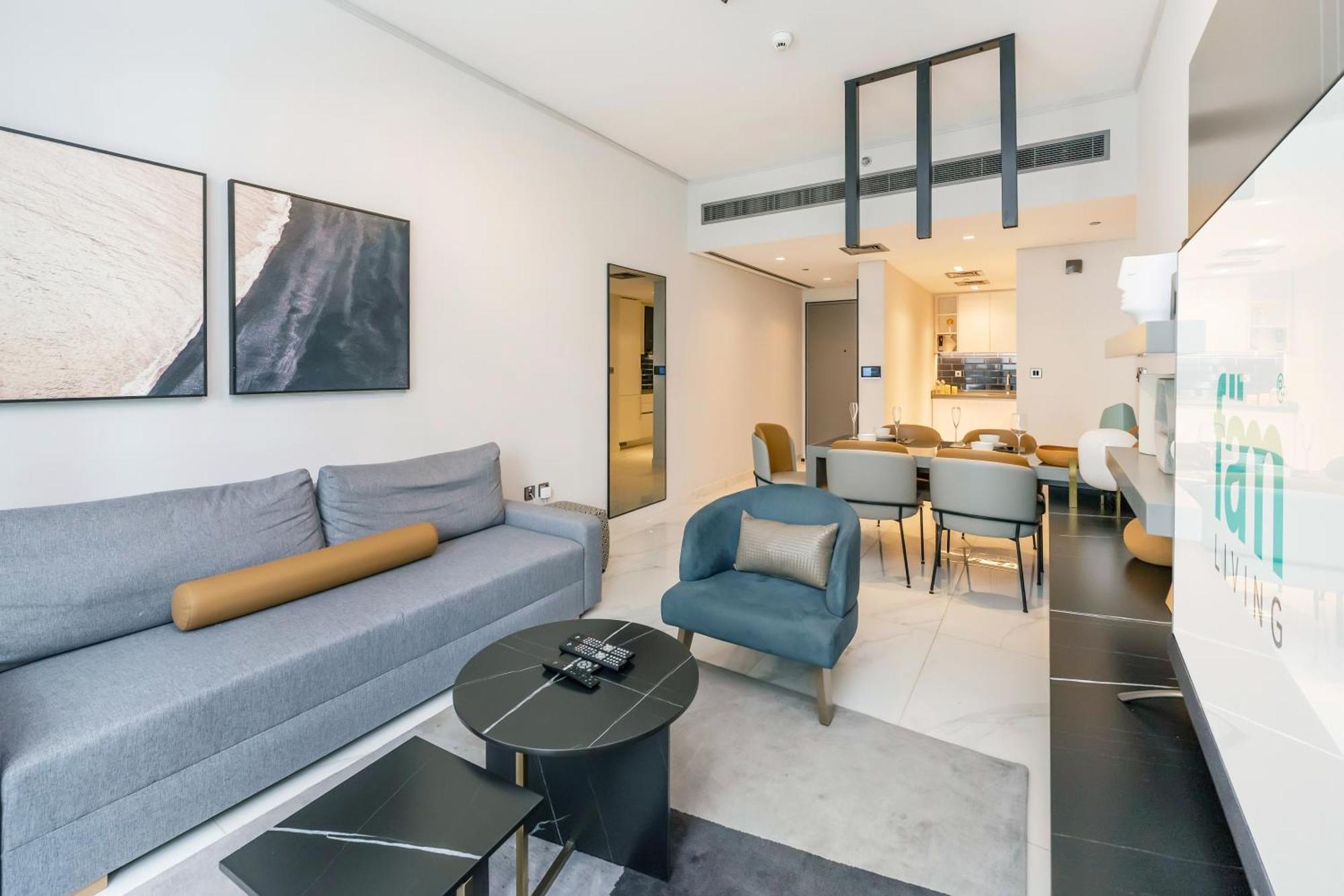 Appartamento Fam Living - Urban - Mag318, 5 Mins To Burj Khalifa *